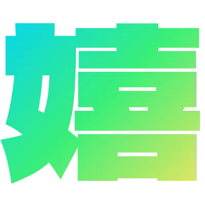 トロピカルグラデーション文字（Dela Gothic One）のデザイン