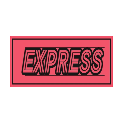 双重边框围住的 EXPRESS