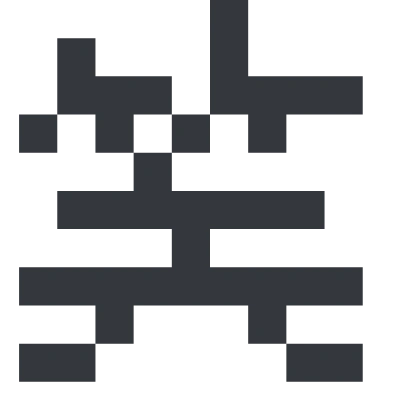 シンプルな「笑」のSlack絵文字（PixelMplus）のデザイン