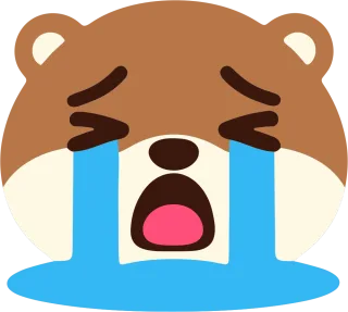 大泣きするかわうそ