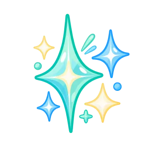キラキラ ぷっくり ミントブルー流れ星群 003